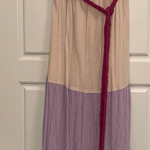 Flying Tomato color block maxi dress, SMALL   NWOT - Picture 3 of 6